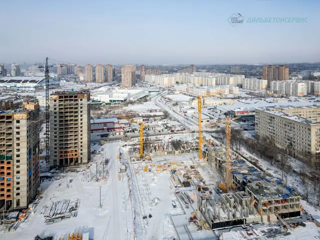 Поставка товарного бетона на ЖК «Экополис» в Хабаровске — ДальБетонСервис