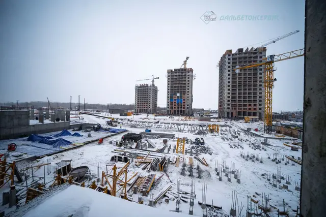 Поставка товарного бетона на ЖК «Экополис» в Хабаровске — ДальБетонСервис