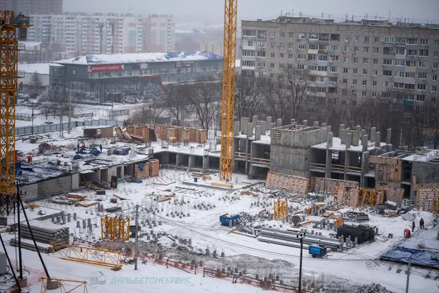 Поставка товарного бетона на ЖК «Экополис» в Хабаровске — ДальБетонСервис