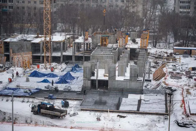 Поставка товарного бетона на ЖК «Экополис» в Хабаровске — ДальБетонСервис